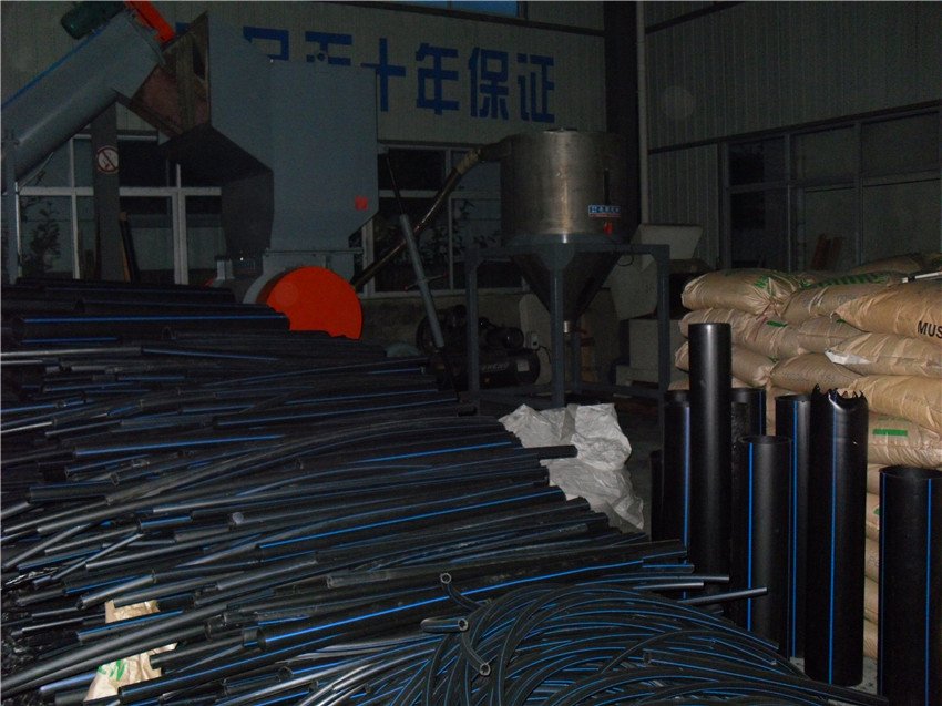 Large Diameter Plastic Pipe Recycling Machine