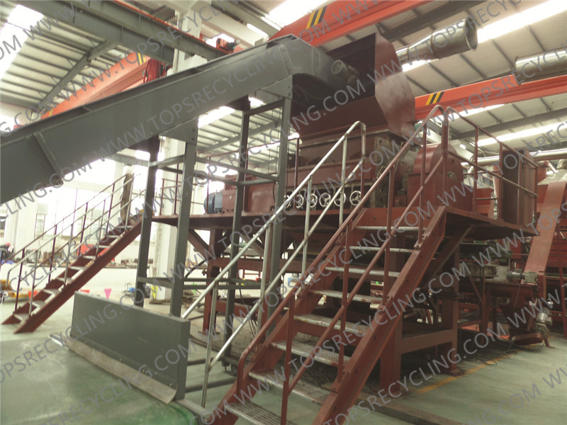 Grator / Rasper for waste tire recycling production line