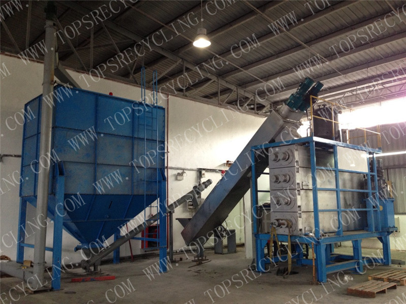 Non-Pressurized continuous type rubber devulcanizer 